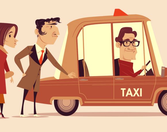 Three Men  & Car